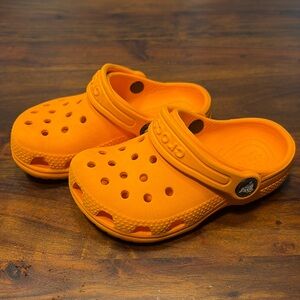 Crocs, bright orange size C8